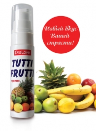 Гель-смазка Tutti-frutti со вкусом тропических фруктов - 30 гр. - Биоритм - купить с доставкой в Ногинске