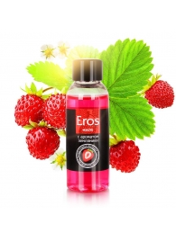 Массажное масло Eros fantasy с ароматом земляники - 50 мл. - Биоритм - купить с доставкой в Ногинске