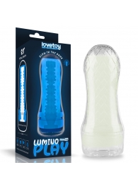 Светящийся в темноте мастурбатор Lumino Play Masturbator Ribbed - Lovetoy - в Ногинске купить с доставкой