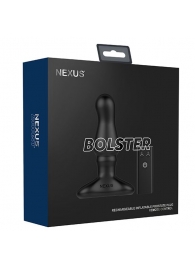 Черный вибростимулятор простаты Nexus Bolster - 12,3 см. - Nexus Range - в Ногинске купить с доставкой