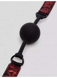Кляп-шар на двусторонних ремешках Reversible Silicone Ball Gag - Fifty Shades of Grey - купить с доставкой в Ногинске