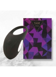 Черное эрекционное виброкольцо Thor Cockring - FeelzToys - в Ногинске купить с доставкой