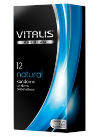 Классические презервативы VITALIS PREMIUM natural - 12 шт. - Vitalis - купить с доставкой в Ногинске