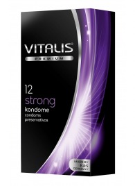 Презервативы с утолщённой стенкой VITALIS PREMIUM strong - 12 шт. - Vitalis - купить с доставкой в Ногинске