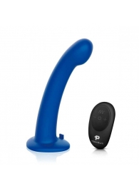 Синяя насадка Remote Control P-Spot G-Spot с черными трусиками - 20 см. - Pegasus - купить с доставкой в Ногинске