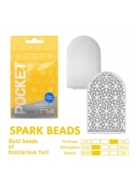 Карманный мастурбатор Spark Beads - Tenga - в Ногинске купить с доставкой