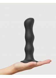 Черная насадка Strap-On-Me Dildo Geisha Balls size XL - Strap-on-me - купить с доставкой в Ногинске