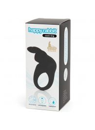 Черное эрекционное виброкольцо Happy Rabbit Rechargeable Rabbit Cock Ring - Happy Rabbit - в Ногинске купить с доставкой