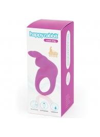 Фиолетовое эрекционное виброкольцо Happy Rabbit Rechargeable Rabbit Cock Ring - Happy Rabbit - в Ногинске купить с доставкой