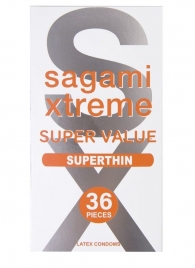 Ультратонкие презервативы Sagami Xtreme Superthin - 36 шт. - Sagami - купить с доставкой в Ногинске