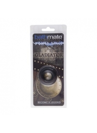 Чёрное эрекционное кольцо Gladiator - Bathmate - в Ногинске купить с доставкой