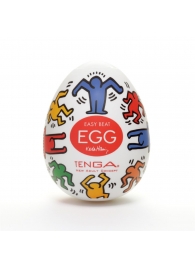 Мастурбатор-яйцо Keith Haring EGG DANCE - Tenga - в Ногинске купить с доставкой