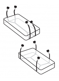 Фиксаторы для кровати WRAPAROUND MATTRESS RESTRAIN - Pipedream - купить с доставкой в Ногинске