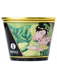 Массажная свеча Exotic Green Tea с ароматом зелёного чая - 170 мл. - Shunga - купить с доставкой в Ногинске