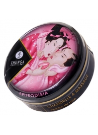 Массажная свеча Rose Petals с ароматом розы - 30 мл. - Shunga - купить с доставкой в Ногинске