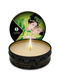Массажная свеча Exotic Green Tea с ароматом зелёного чая - 30 мл. - Shunga - купить с доставкой в Ногинске