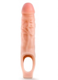 Телесная насадка на пенис 9 Inch Cock Sheath Extender - 22,2 см. - Blush Novelties - в Ногинске купить с доставкой
