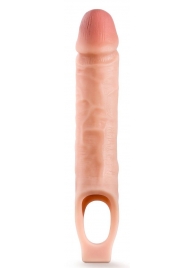 Телесная насадка на пенис 10 Inch Cock Sheath Extender - 25 см. - Blush Novelties - в Ногинске купить с доставкой
