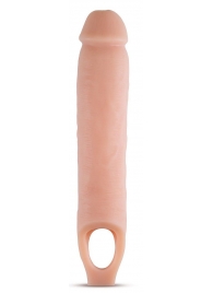 Телесная насадка на пенис 11.5 Inch Cock Sheath Penis Extender - 29,2 см. - Blush Novelties - в Ногинске купить с доставкой