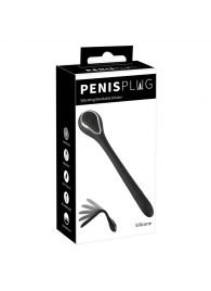 Черный гибкий уретральный стимулятор с вибрацией Vibrating Bendable Dilator - 13,5 см. - Orion - купить с доставкой в Ногинске