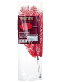 Красное страусовое пёрышко - ToyFa - купить с доставкой в Ногинске