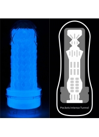 Светящийся в темноте мастурбатор Lumino Play Masturbator Pocketed - Lovetoy - в Ногинске купить с доставкой