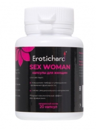 Капсулы для женщин Erotichard sex woman - 20 капсул (0,370 гр.) - Erotic Hard - купить с доставкой в Ногинске