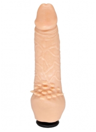 Телесная насадка-фаллос с шипами для массажа клитора - 17,8 см. - LOVETOY (А-Полимер) - купить с доставкой в Ногинске