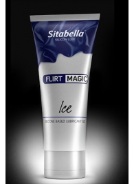 Силиконовая гель-смазка FLIRT MAGIC Ice с лёгким пролонгирующим эффектом - 75 мл. - Sitabella - купить с доставкой в Ногинске