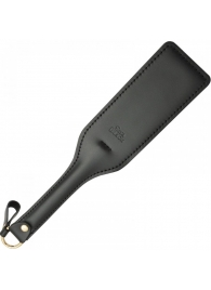 Черная кожаная шлепалка SitaBlack - 30 см. - Sitabella - купить с доставкой в Ногинске
