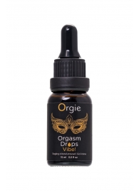 Возбуждающий гель для клитора ORGIE Orgasm Drops Vibe - 15 мл. - ORGIE - купить с доставкой в Ногинске