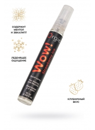 Оральный спрей ORGIE Wow! Strawberry Ice Blowjob Spray с охлаждающим и возбуждающим эффектом - 10 мл. - ORGIE - купить с доставкой в Ногинске