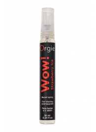 Оральный спрей ORGIE Wow! Strawberry Ice Blowjob Spray с охлаждающим и возбуждающим эффектом - 10 мл. - ORGIE - купить с доставкой в Ногинске