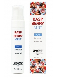 Возбуждающий гель Raspberry Mint с ароматом малины и мяты - 15 мл. - Exsens - купить с доставкой в Ногинске