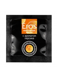 Саше массажного масла Eros exotic с ароматом персика - 4 гр. - Биоритм - купить с доставкой в Ногинске