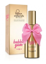 Гель с ароматом жвачки Bubblegum 2-in-1 Scented Silicone Massage And Intimate Gel - 100 мл. - Bijoux Indiscrets - купить с доставкой в Ногинске