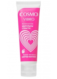 Возбуждающий гель на водно-силиконовой основе Cosmo Vibro с ароматом земляники - 50 гр. - Биоритм - купить с доставкой в Ногинске
