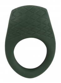 Зеленое эрекционное виброкольцо Luxurious Vibro Cock Ring - Orion - в Ногинске купить с доставкой