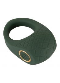 Зеленое эрекционное виброкольцо Luxurious Vibro Cock Ring - Orion - в Ногинске купить с доставкой