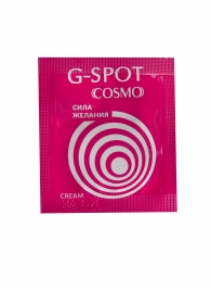 Стимулирующий интимный крем для женщин Cosmo G-spot - 2 гр. - Биоритм - купить с доставкой в Ногинске