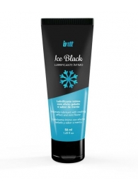 Лубрикант на водной основе Ice Black с ледяным эффектом - 50 мл. - INTT - купить с доставкой в Ногинске
