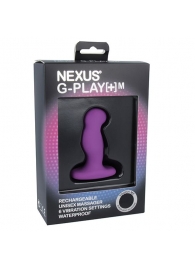 Фиолетовая вибровтулка Nexus G-Play+ M - Nexus Range - в Ногинске купить с доставкой