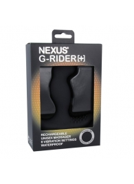 Черный вибромассажер простаты Nexus G-Rider+ - 12,6 см. - Nexus Range - в Ногинске купить с доставкой
