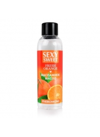 Массажное масло Sexy Sweet Fresh Orange с ароматом апельсина и феромонами - 75 мл. - Биоритм - купить с доставкой в Ногинске