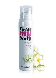Массажная хрустящая пенка Tickle My Body Monoi с ароматом моной - 150 мл. - Love to Love - купить с доставкой в Ногинске
