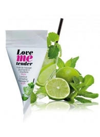 Съедобное согревающее массажное масло Love Me Tender Mojito с ароматом мохито - 10 мл. - Love to Love - купить с доставкой в Ногинске