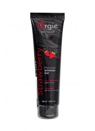 Интимный гель на водной основе Lube Tube Strawberry с клубничным вкусом - 100 мл. - ORGIE - купить с доставкой в Ногинске