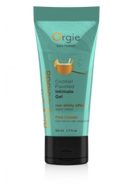 Съедобный интимный гель Orgie Lube Tube Cocktail Pina Colada - 50 мл. - ORGIE - купить с доставкой в Ногинске