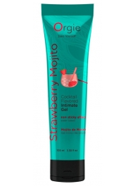 Съедобный интимный гель Orgie Lube Tube Cocktail Strawberry Mojito - 100 мл. - ORGIE - купить с доставкой в Ногинске