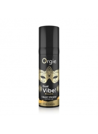 Съедобный гель Dual Vibe Pina Colada с эффектом вибрации и вкусом коктейля пина колада - 15 мл. - ORGIE - купить с доставкой в Ногинске